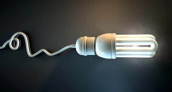 Light Bulb Dramatic — Stock Photo, Image