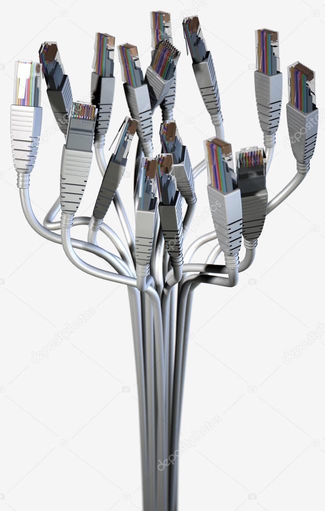 Ethernet Abstract Bouquet