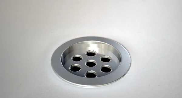 Round Plug Hole Closeup — Stock Photo, Image