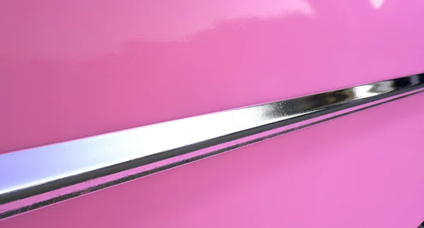 Pink autó és Chrome Trim — Stock Fotó