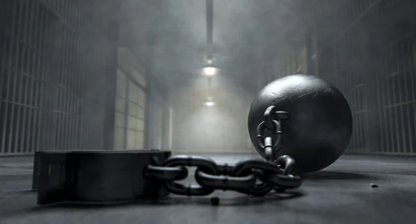 stock image Ball And Chain In Prison