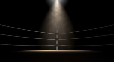 Classic Vintage Boxing Ring Corner clipart