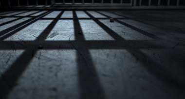 Jail Cell Bars Cast Shadows clipart