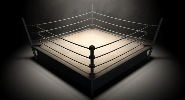 クラシック ヴィンテージ ボクシングのリング — ストック写真