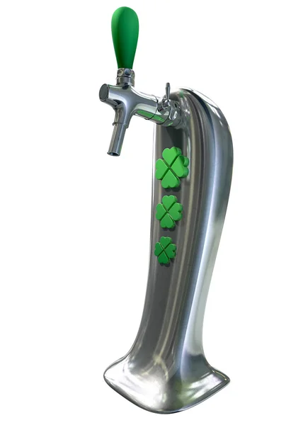 İrlandalı bira musluk — Stok fotoğraf