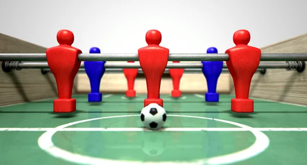 Επιτραπέζια foosball — Φωτογραφία Αρχείου