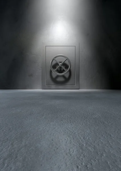 Bank Vault Concrete Room — Stock Photo, Image