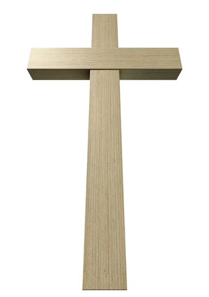十字架上孤立背景 — 图库照片