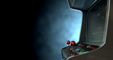 Arcade makinesi dramatik görünüm
