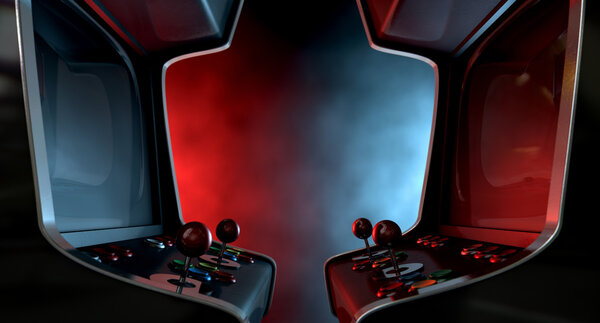 Arcade Machine Opposing Duel