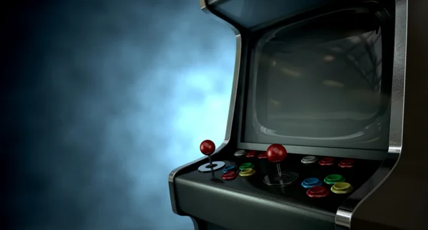 Arcade Machine Dramatic View — Stock Photo, Image