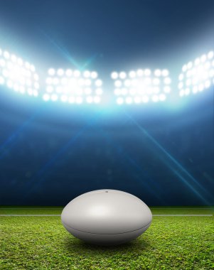 Rugby stadyum ve topu