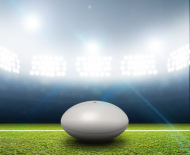 Rugby stadyum ve topu