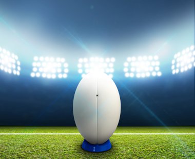 Rugby stadyum ve topu