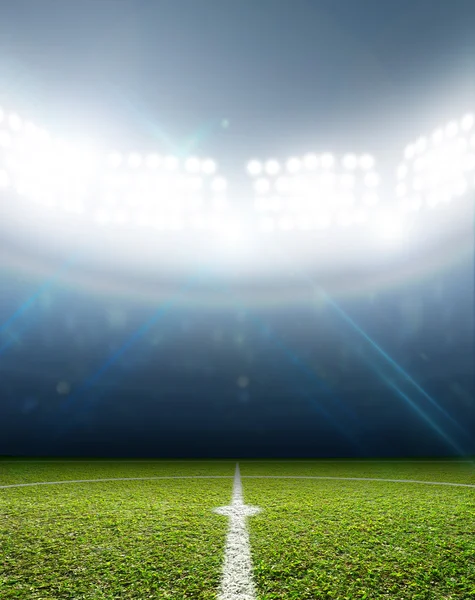 Stadium And Soccer Pitch — Stock Photo, Image