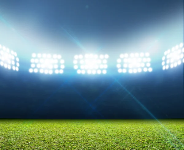 Generic Floodlit Stadium — Stock Photo, Image