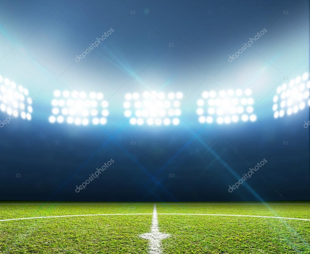 ᐈ Football Stadium At Night Stock Photos Royalty Free Soccer Stadium Night Images Download On Depositphotos