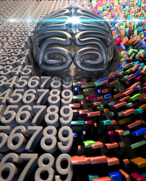 Left And Right Brain Concept