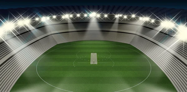 Nacht im Cricket-Stadion — Stockfoto