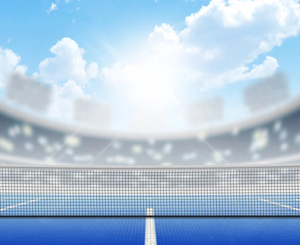 Stadio e campo da tennis — Foto Stock