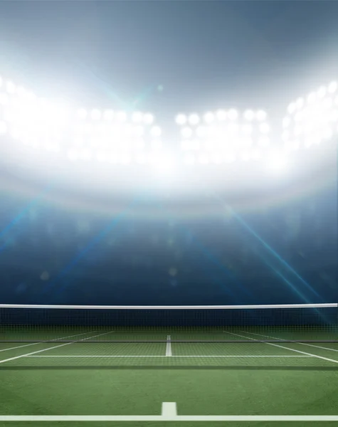 Stadium och tennisbana — Stockfoto