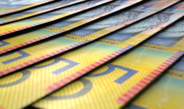 Yakın çekim banknot kadar kaplı