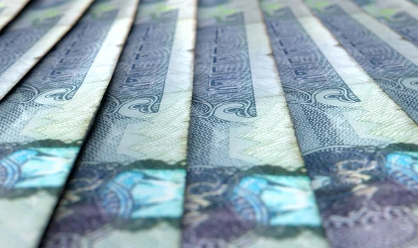 Lined Up Close-Up Banknotes — Stock Photo, Image