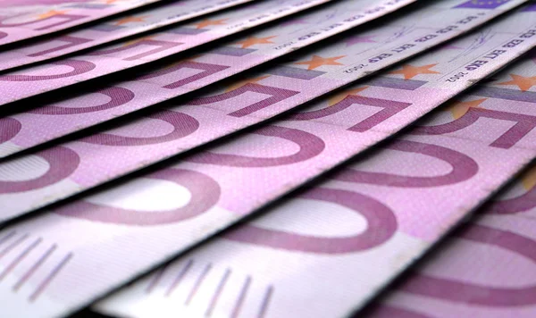 Lined Up Close-Up Banknotes — Stock Photo, Image