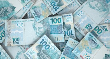 Dağınık banknot kazık