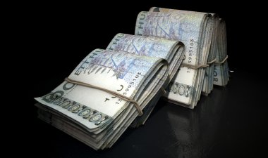 Notlar yığın karanlık wads