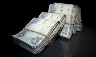 Notlar yığın karanlık wads
