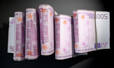 Notlar yığın karanlık wads