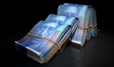 Notlar yığın karanlık wads