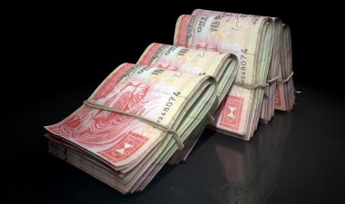 Notlar yığın karanlık wads