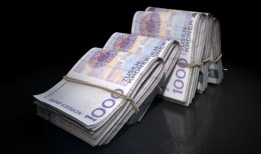 Notlar yığın karanlık wads