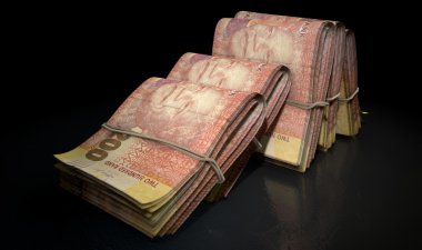 Notlar yığın karanlık wads