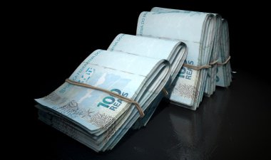 Notlar yığın karanlık wads