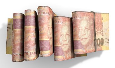 Wads notlar yığın ışık