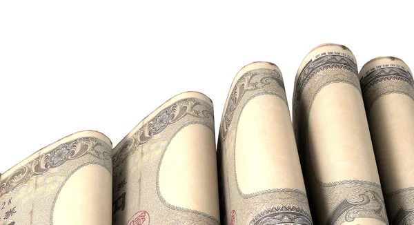 Wads notlar yığın ışık