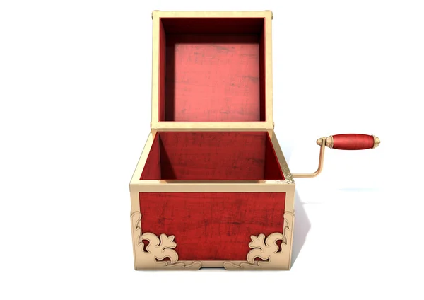Aprire Jack-In-The-Box Antique — Foto Stock