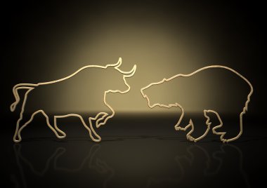Bull And Bear Market Trends clipart