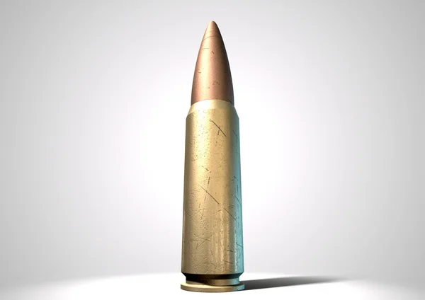 Scratched Bullet Close Up — Stock Photo, Image