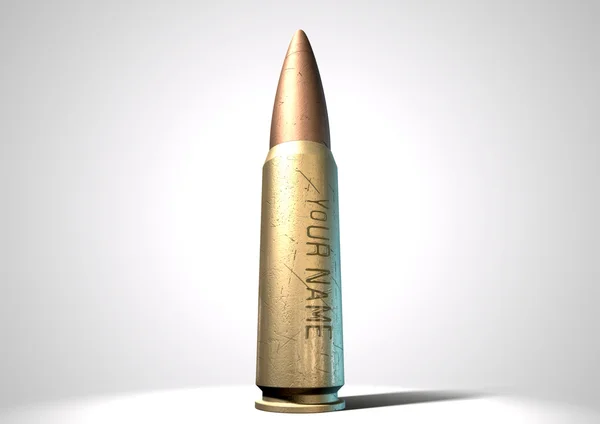 Bullet With Your Name On It — Stock Photo, Image