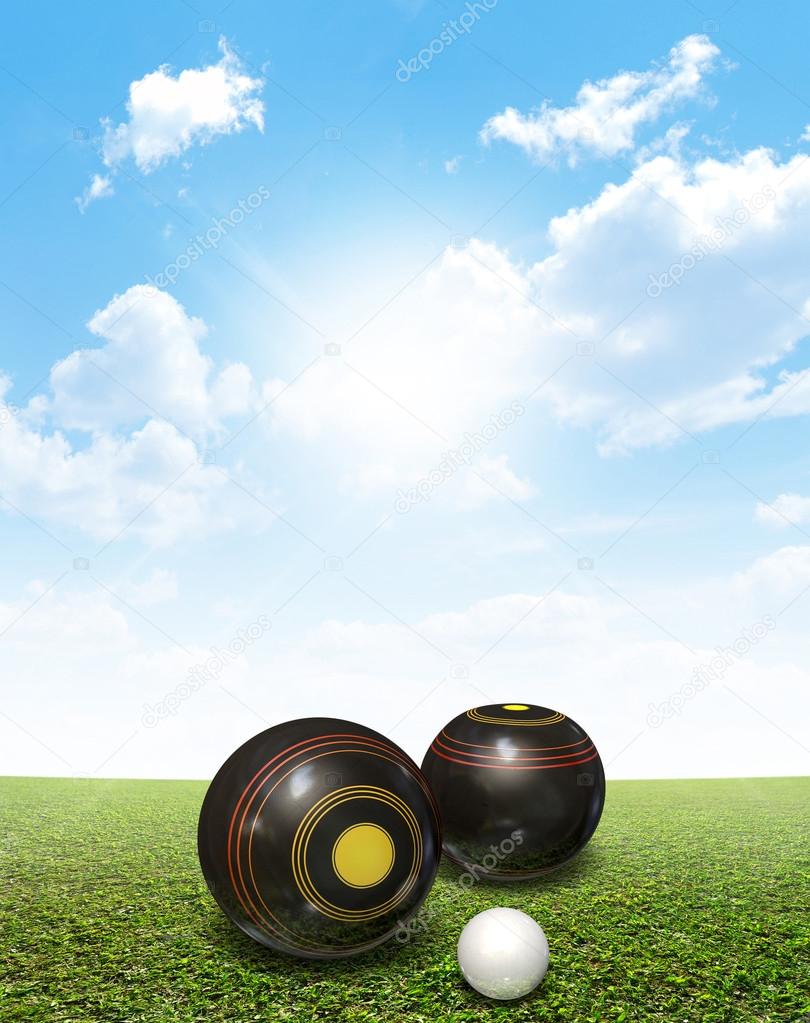 Bowls On Lawn