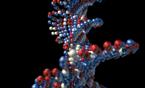 DNA atom łodyga — Zdjęcie stockowe