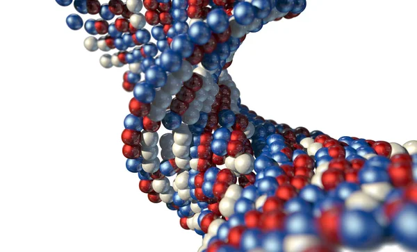 Stelo atomico del DNA — Foto Stock