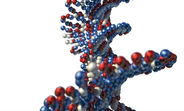 DNA atom łodyga — Zdjęcie stockowe