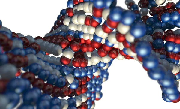 DNA atom łodyga — Zdjęcie stockowe