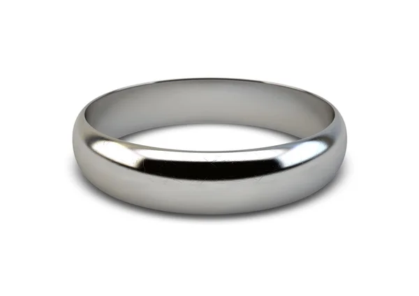 Wedding Ring White Gold — Stock Photo, Image