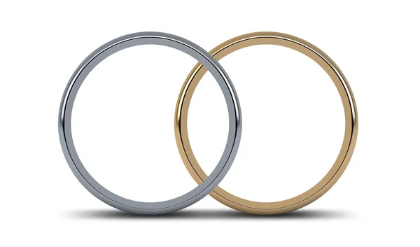 Wedding Ring Gold Pair — Stock Photo, Image